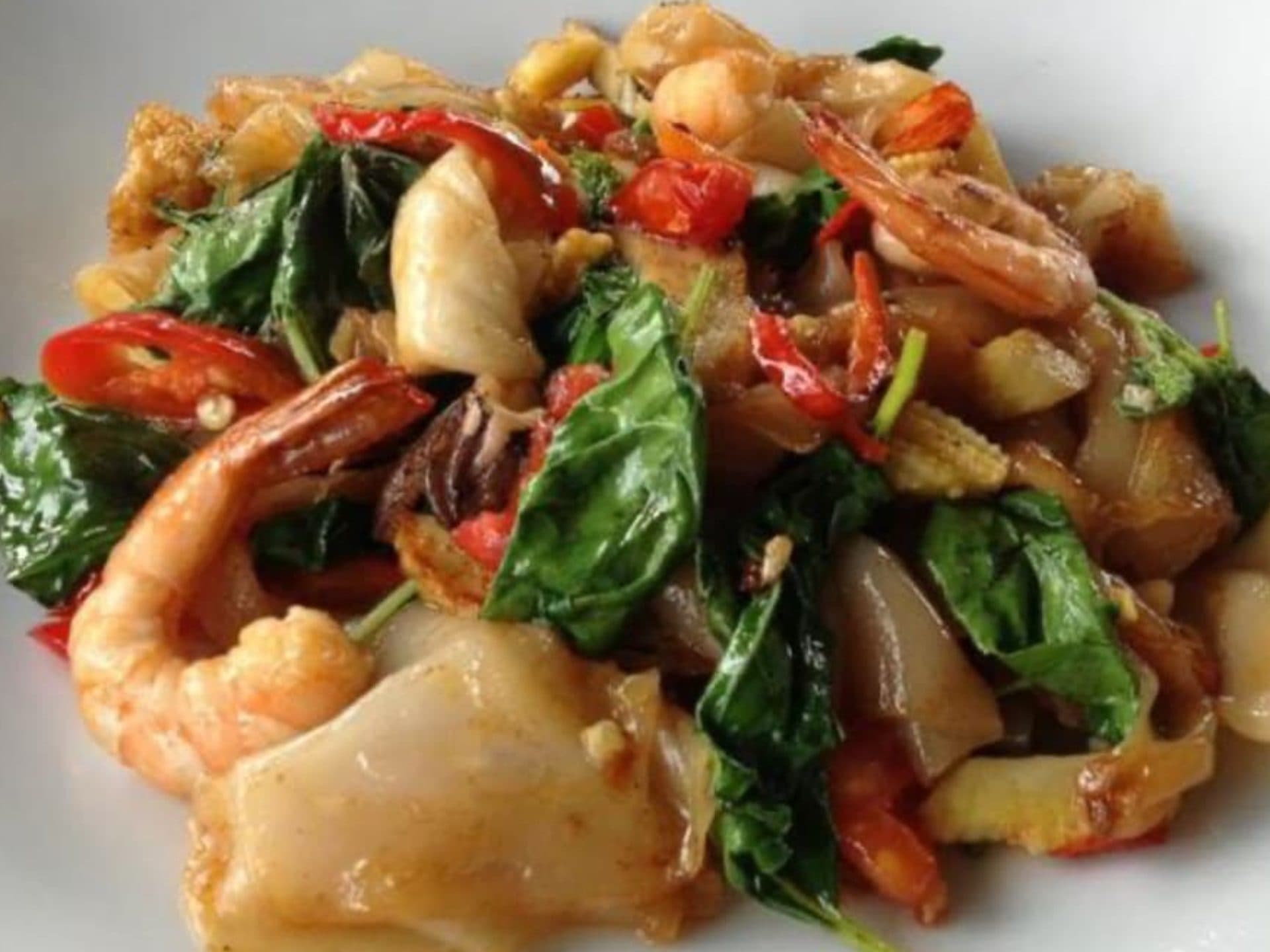Shrimp Spinach